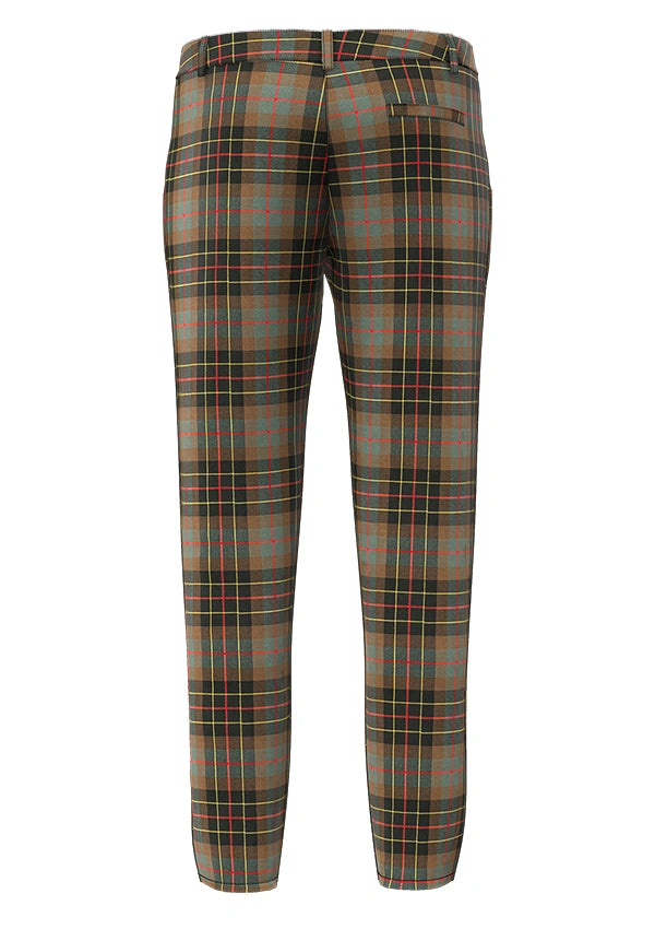 Custom Made Brodie Hunting Weathered Tartan Pant Back