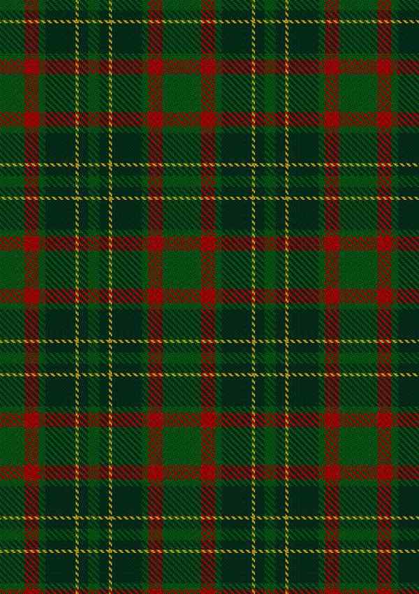 Custom Made Clan Doyle Tartan Fabric