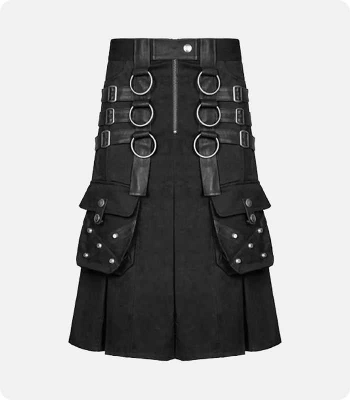 Custom Made Deluxe Gothic Utility Kilt