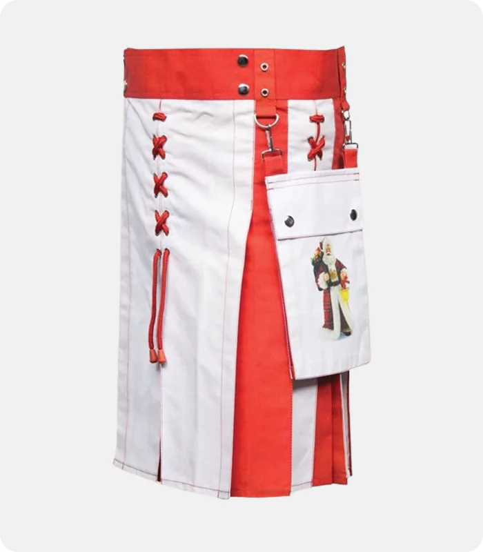 Custom Made Hybrid Utility Kilt For Santa Claus Side