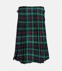 Custom Made Mackenzie Scottish Tartan Kilt Back