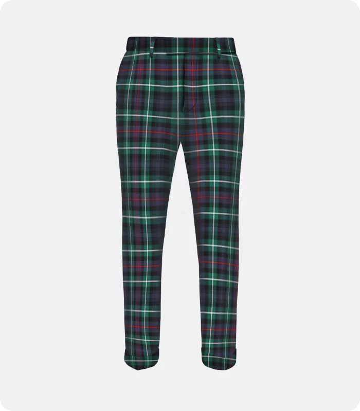 Custom Made Mackenzie Tartan Utility Trousers