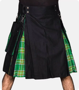 Custom Made Standard Deluxe Irish Hybird Kilt Front