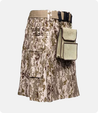 Digital Fashion Camo Tactical Kilt Side