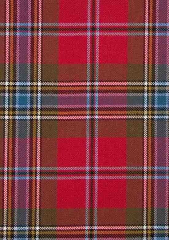 Hand Made Maclean Of Duart Weathered Tartan Fabric