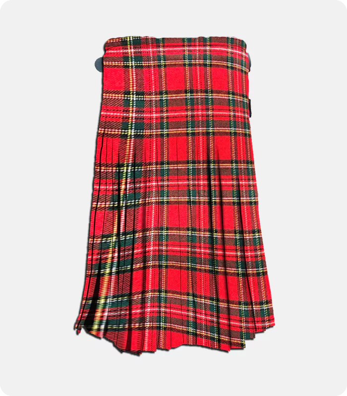 High Quality Royal Stewart Tartan Kilt Back