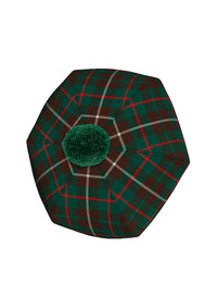 Mackinnon Ancient Hunting Tartan Tam O' Shanter Hats Top