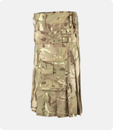 Multi Camouflage Tactical Kilt Left Side