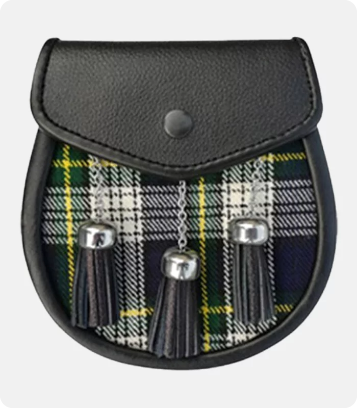 Premium Quality Grey Watch Scottish Tartan Kilt Sporran