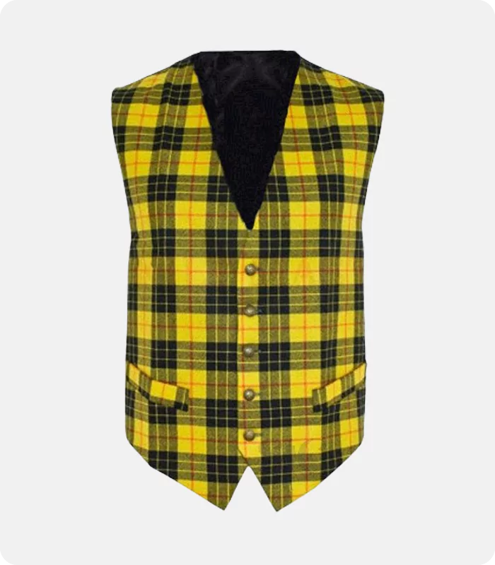 Premium Quality Macleod Lewis Tartan Waistcoat