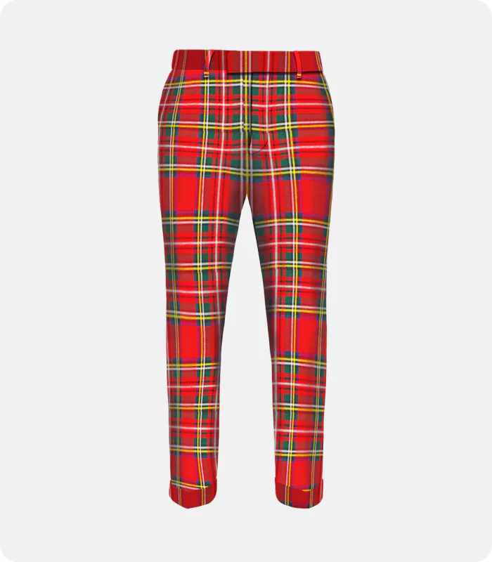 Premium Quality Royal Stewart Tartan Trousers