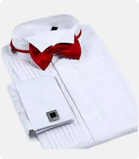 Premium Quality Formal Dress Wedding Shirt White