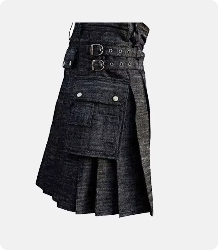 Scottish Denim Utility Kilt