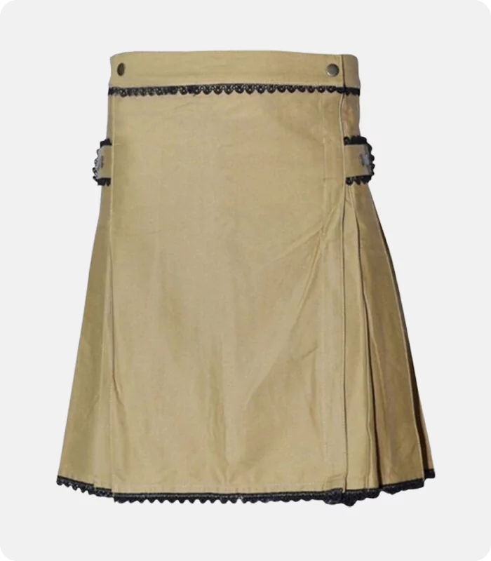 Stylish Brown Women’s Utility Kilt