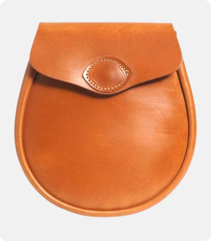 Tan Melrose Leather Sporran